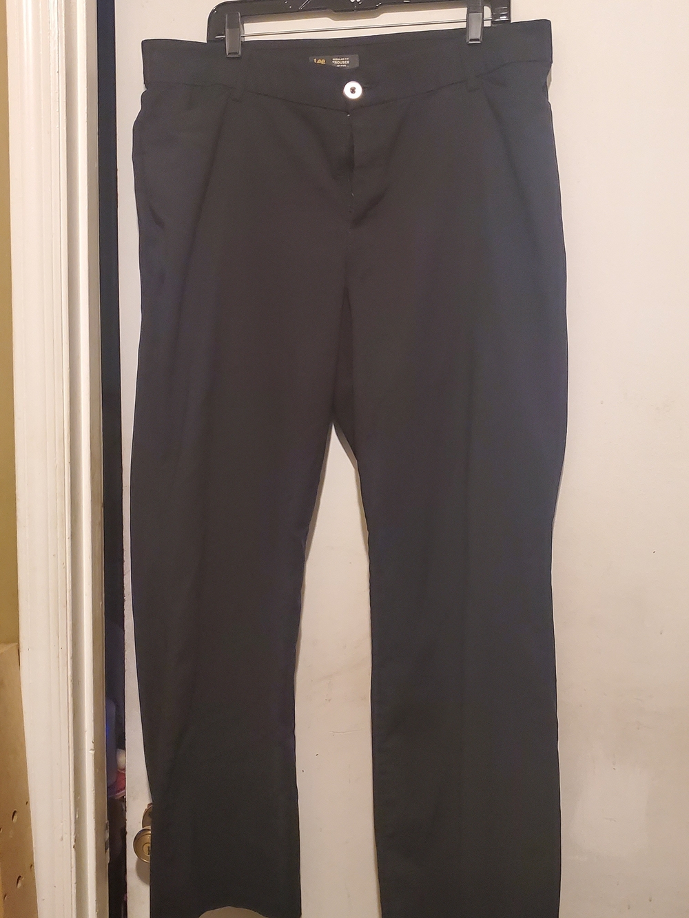 Women's Lee Ultra Luxe Comfort Flex Motion Black Trouser Pants